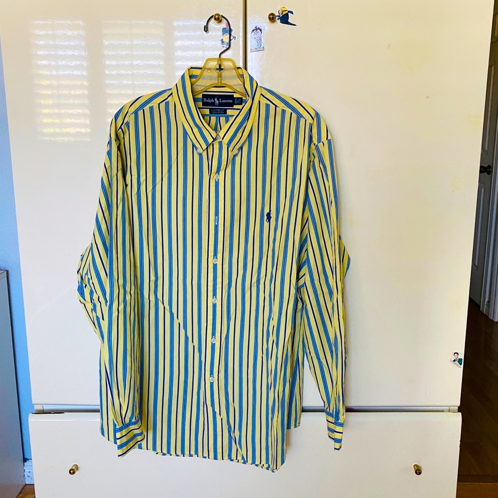 Yellow Ralph Lauren shirt